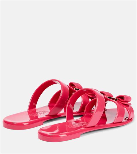 pink ferragamo slides cheap|ferragamo organza sale.